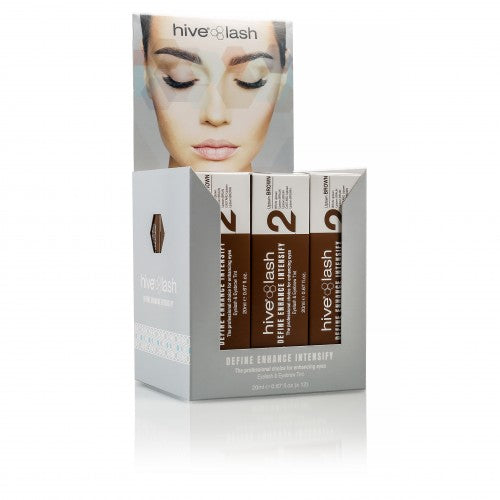 Hive 12 Pack  No.2 Uptown Brown Lash & Brow Tint 20ml