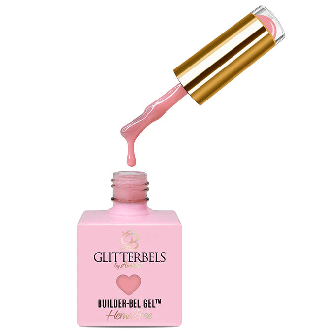 Glitterbels Hema Free Brush On Builder GEL - Peach Martini