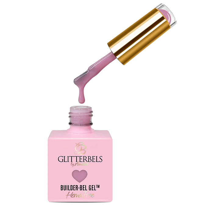 Glitterbels Hema Free Brush On Builder GEL - Cover Me Pink