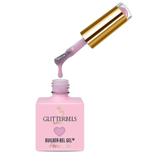 Glitterbels Hema Free Brush On Builder GEL - Opal Blossom