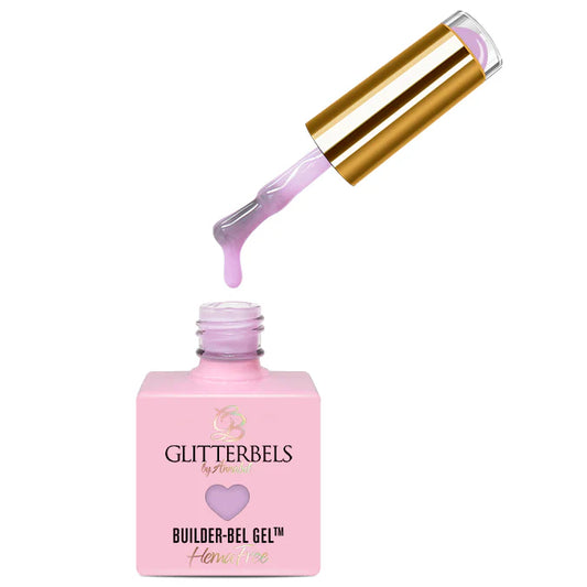 Glitterbels Hema Free Brush On Builder GEL - Pinky Promise