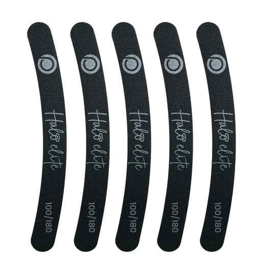 Halo Elite  Black Boomerang File 100/180 - 5 pack