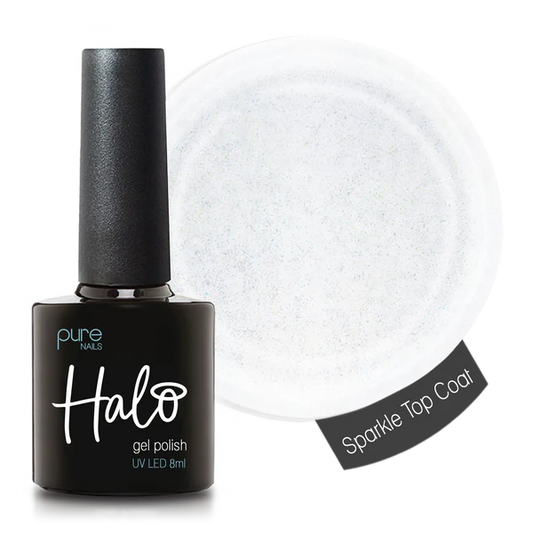 Halo Gel Polish 8ml Sparkle Top Coat Non-Wipe