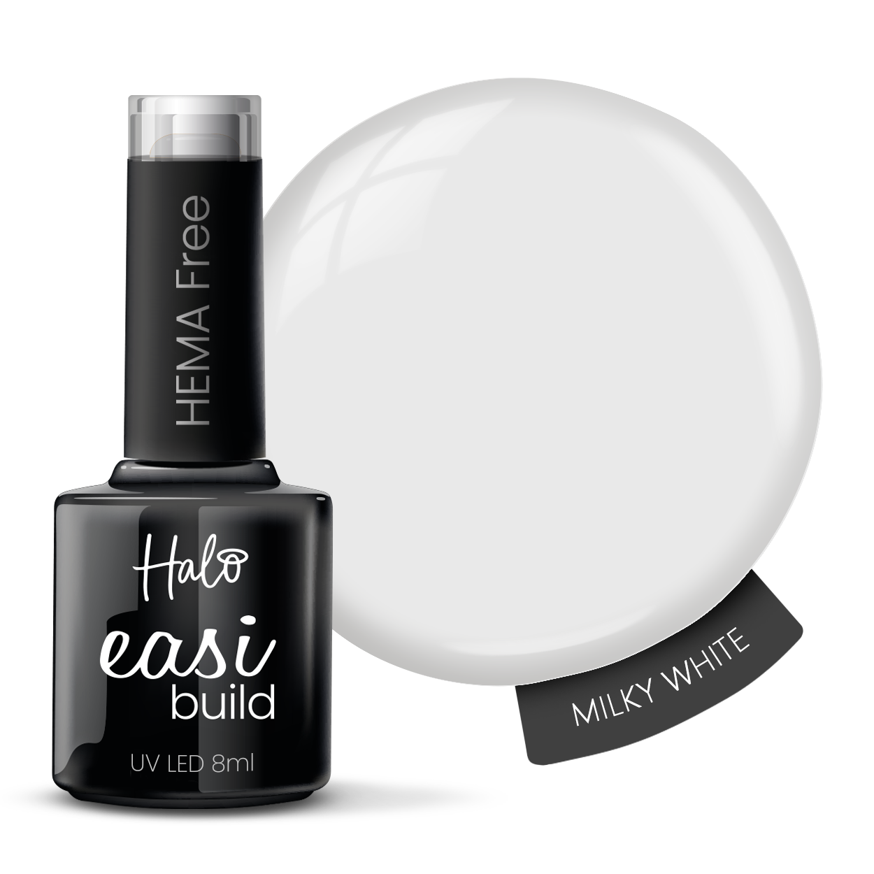 Halo EasiBuild HEMA-Free Milky White 8ml