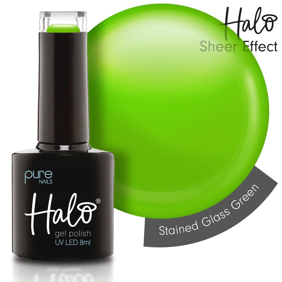 Halo Gel Polish 8ml Stained Glass Green