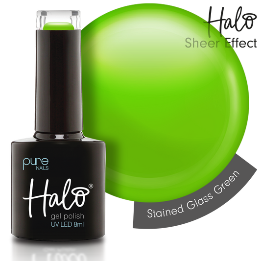 Halo Gel Polish 8ml Stained Glass Green