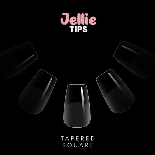 Halo Jellie Nail Tips Tapered Square, Sizes 5, 50 One Size